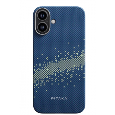 Θήκη Pitaka Fusion Tactile Weaving+ Aramid MagEZ 5 Magsafe 1500D 1.05mm CARBON FIBER για Apple iPhone 16 6.1 2024 - MILKY WAY GALAXY  - KI1601MYG